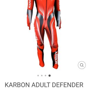Karbon Adult Defender GS Suit - Red -Medium